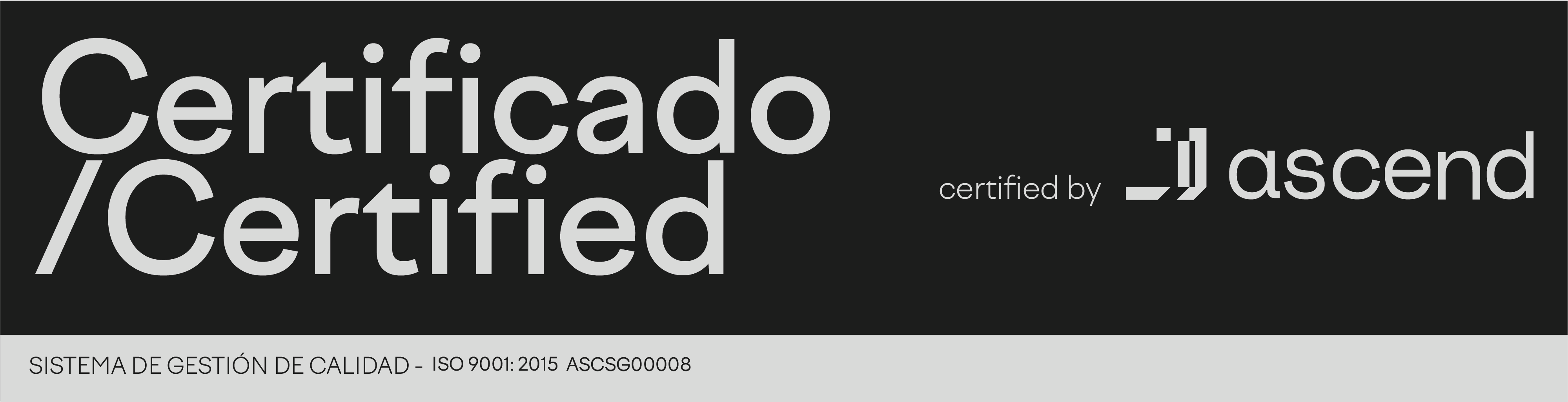 Certificado Ascend